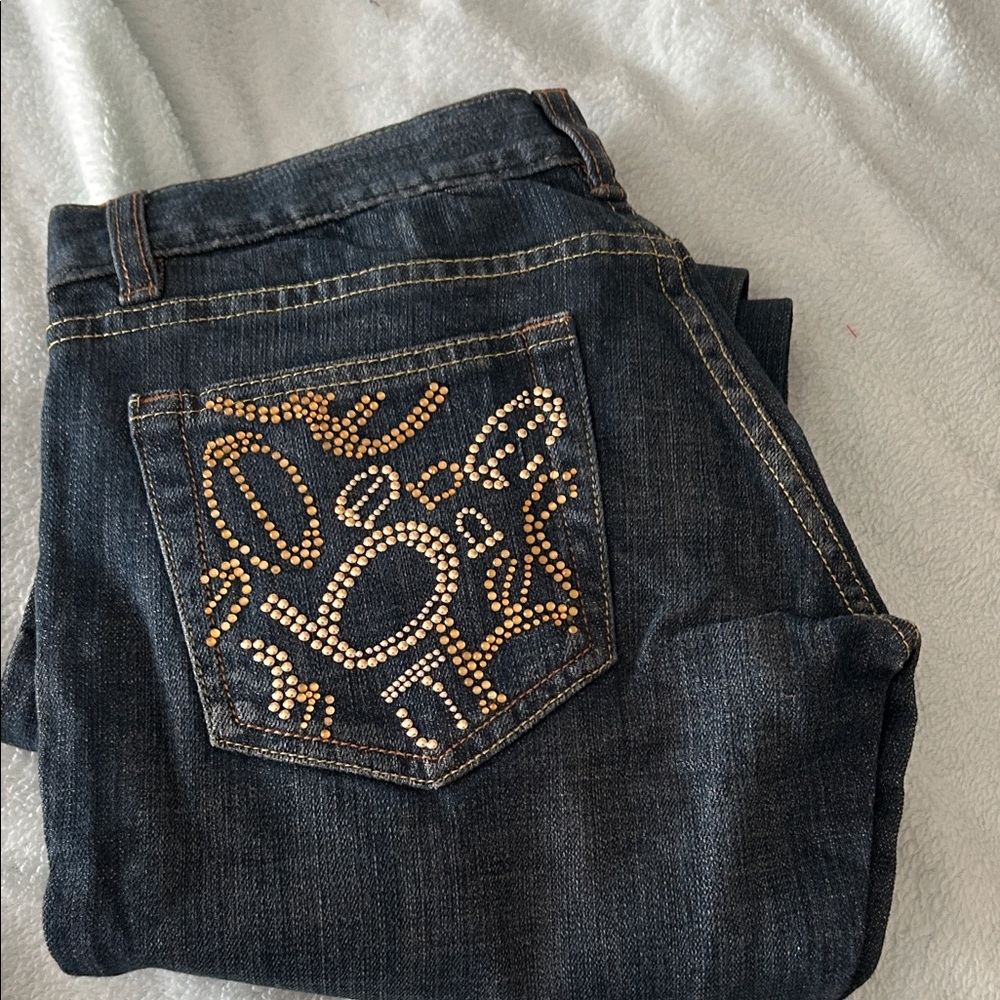 New bebe boot leg jeans
